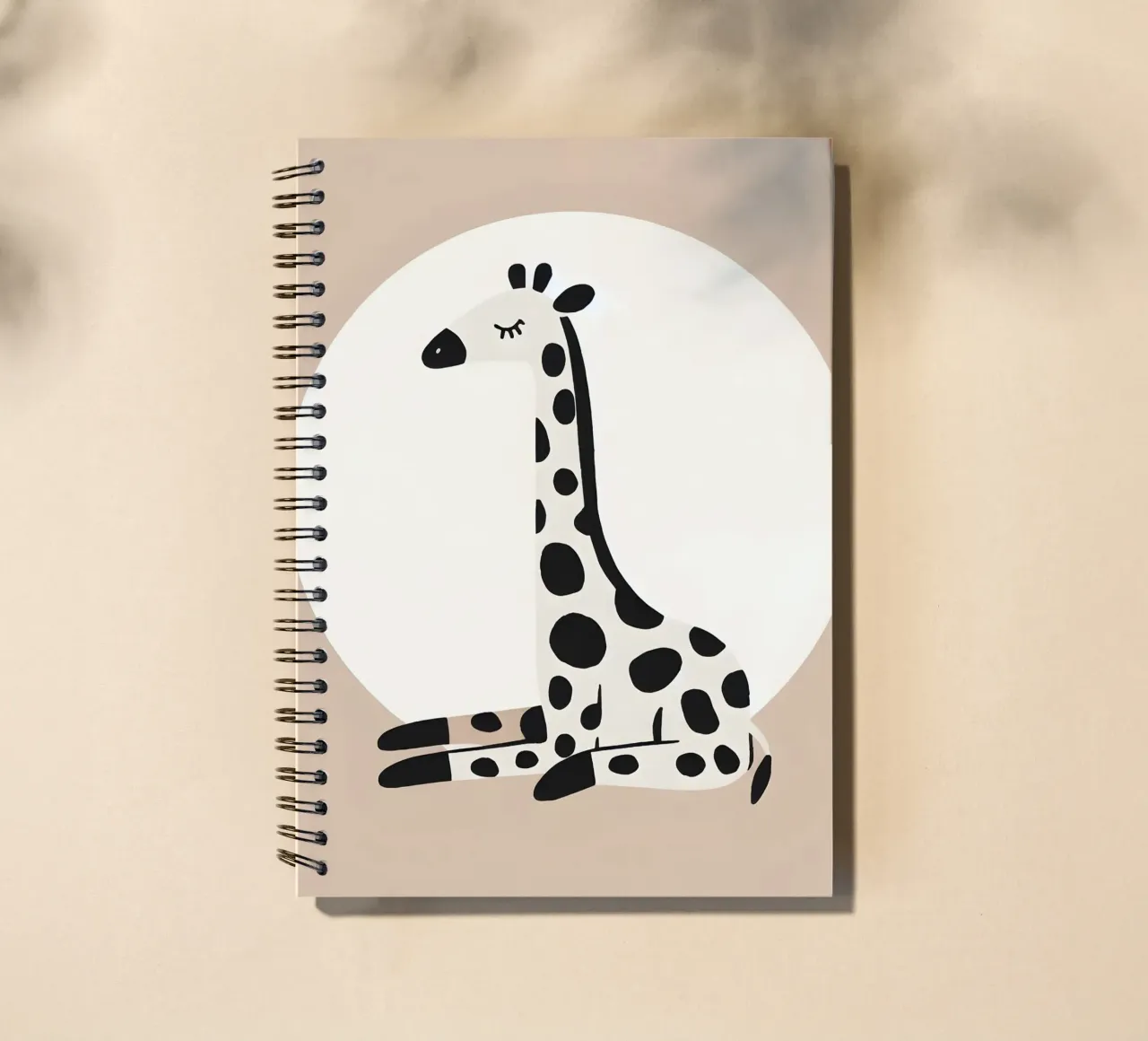 Lazy Days in the Wild spiral notebook by KANESYAARTS