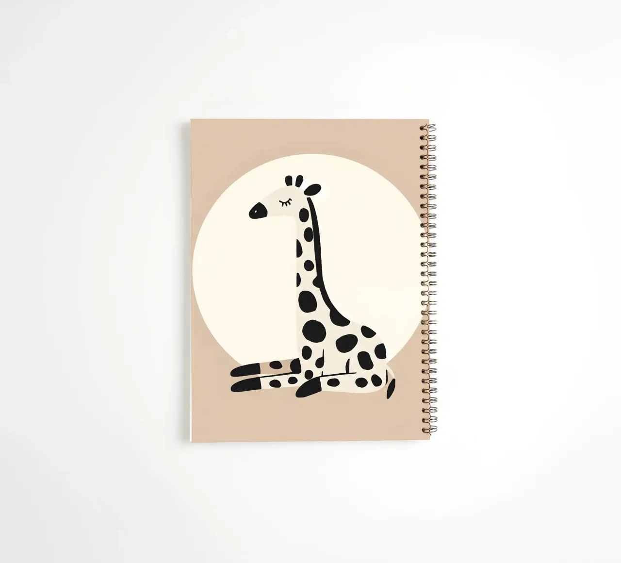 Lazy Days in the Wild spiral notebook by KANESYAARTS