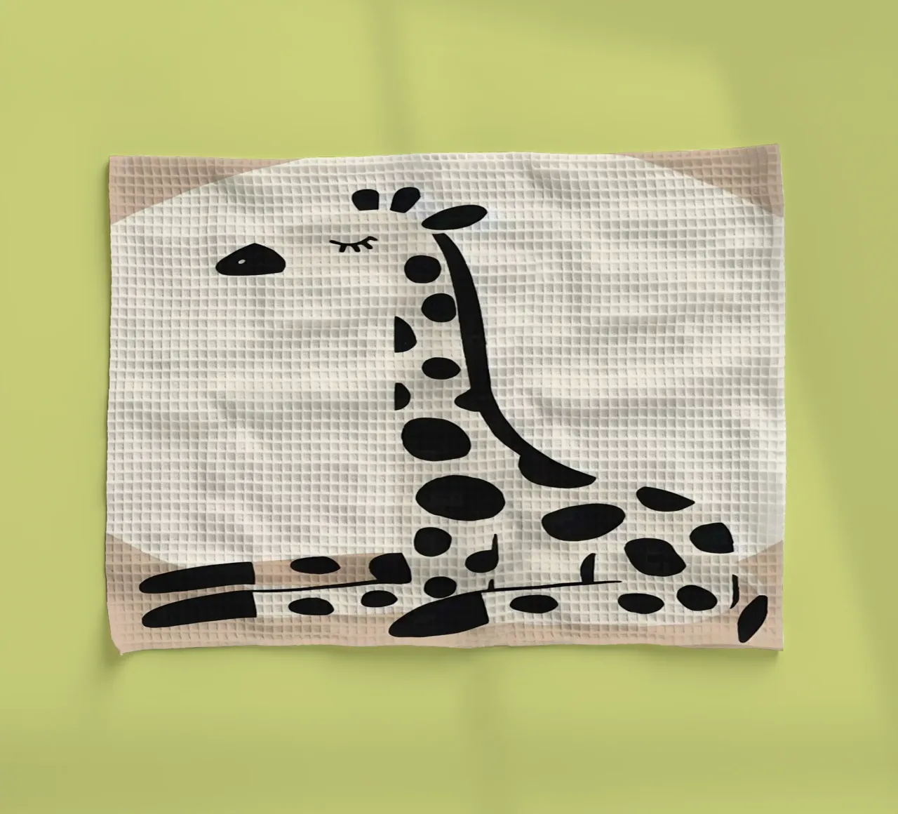 Lazy Days in the Wild tea towel by KANESYAARTS