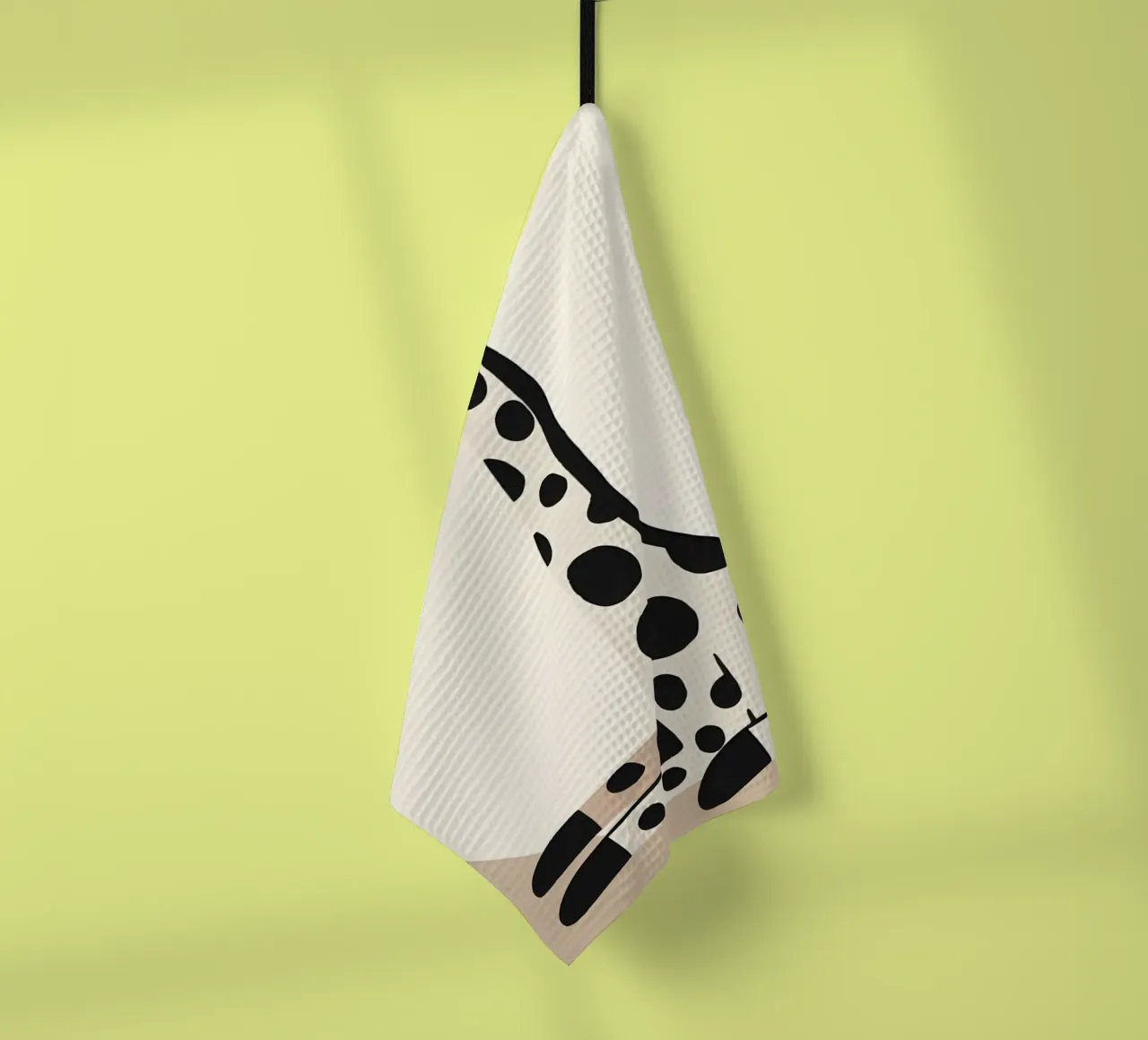 Lazy Days in the Wild tea towel by KANESYAARTS