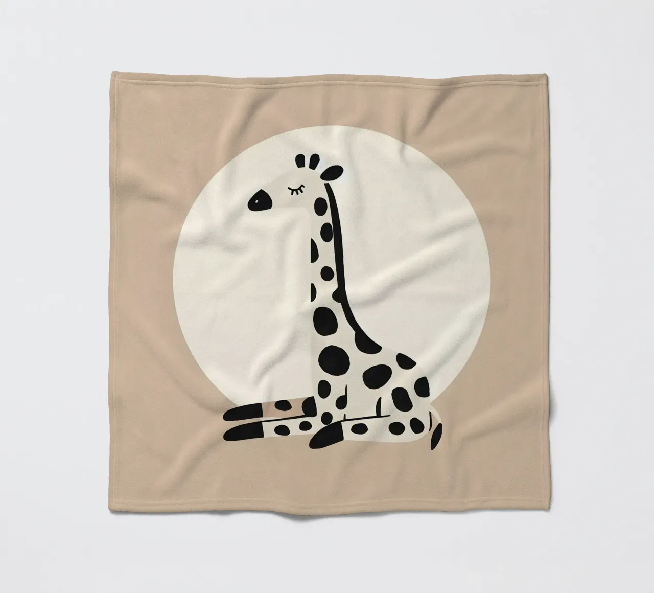 Lazy Days in the Wild fleece blanket by KANESYAARTS