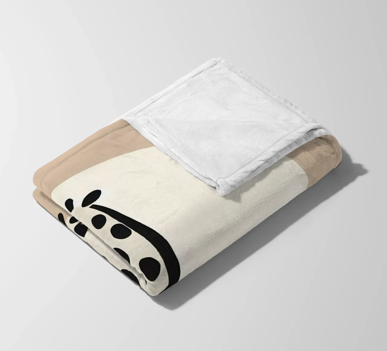 Lazy Days in the Wild fleece blanket by KANESYAARTS