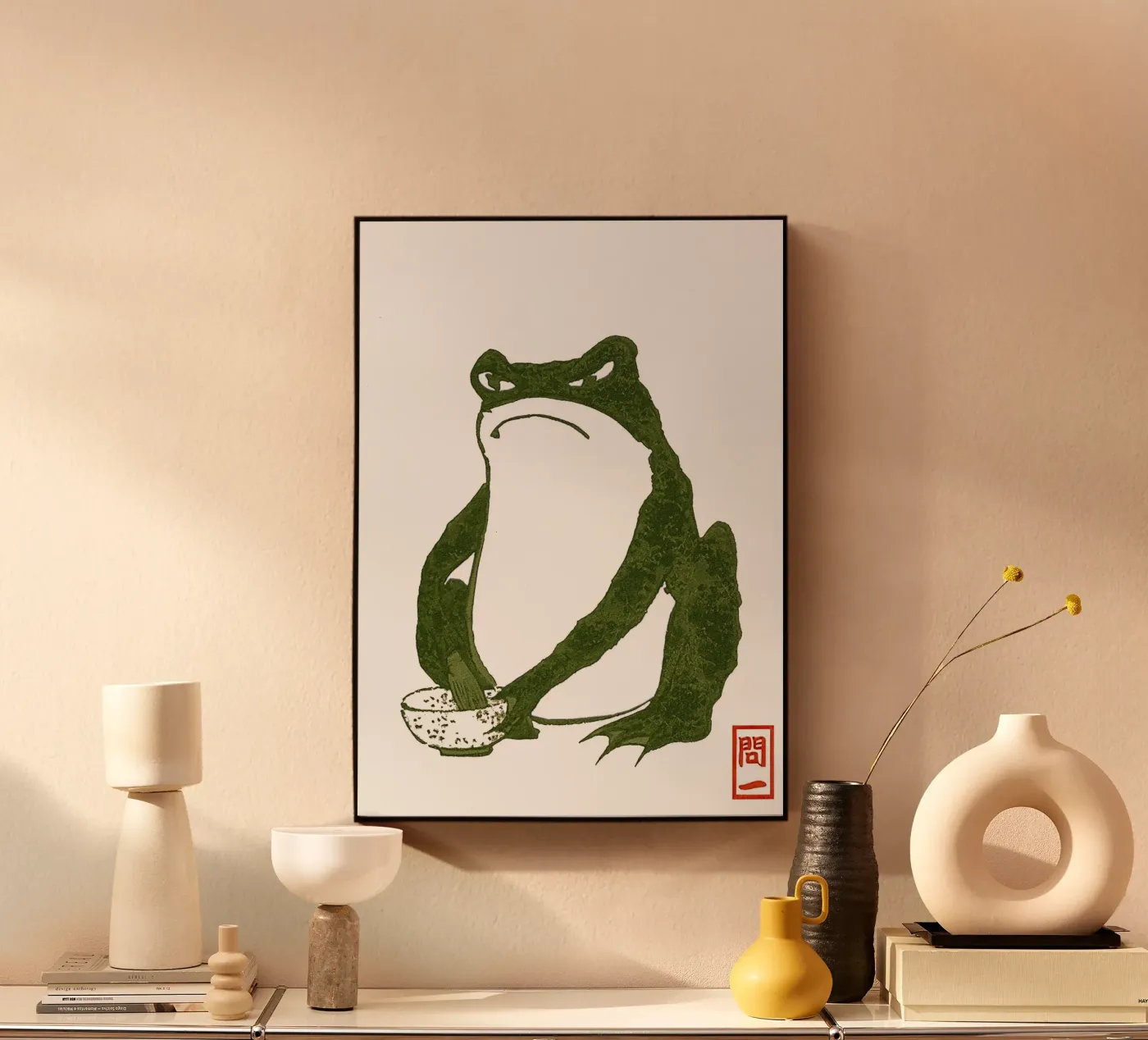 Grumpy Toad plexiglass da Chérie Prints