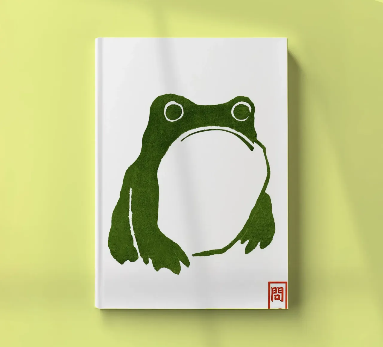 Grumpy Toad notebook by Chérie Prints