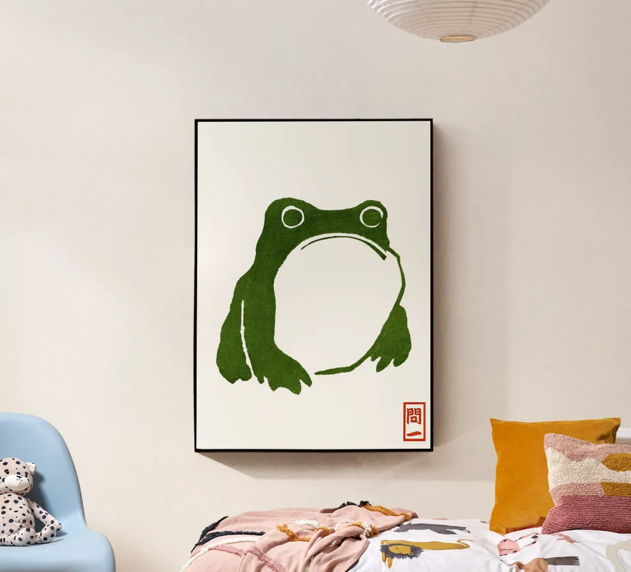Grumpy Toad Acryl-Glas von Chérie Prints