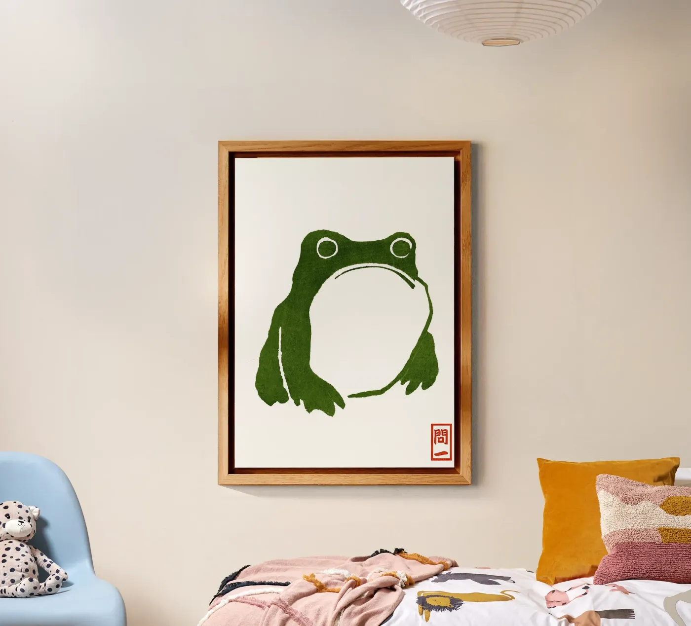 Grumpy Toad pannello forex da Chérie Prints