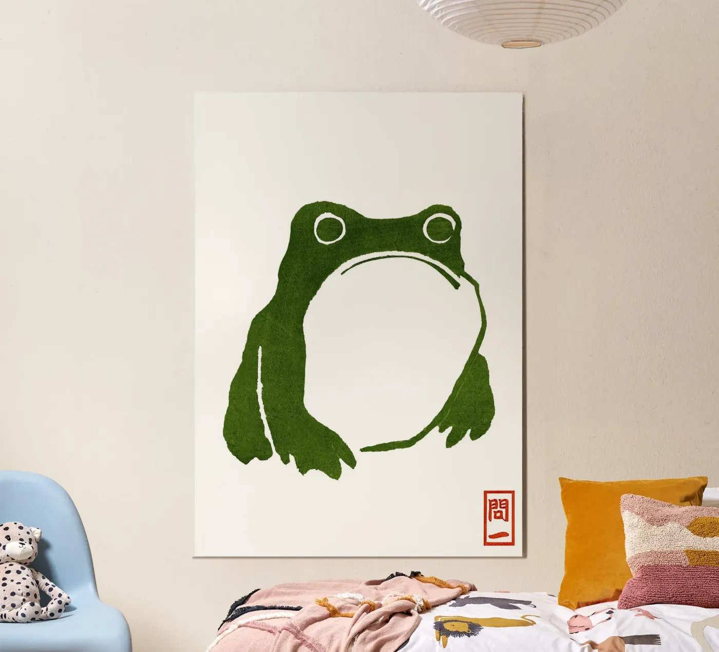 Grumpy Toad pannello forex da Chérie Prints