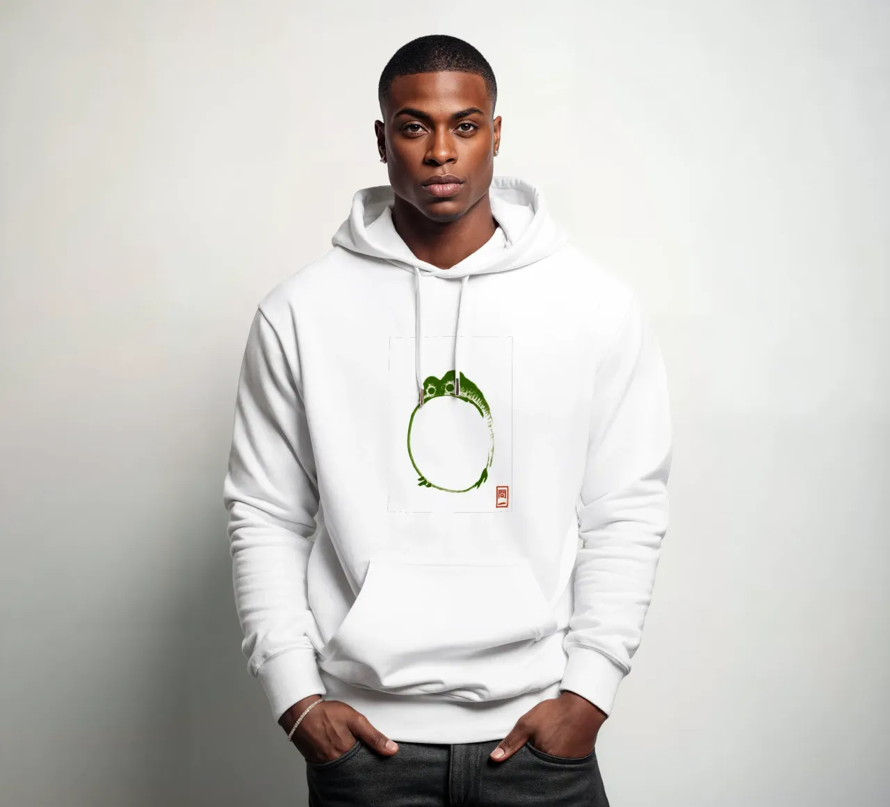 Grumpy Toad hoodie by Chérie Prints