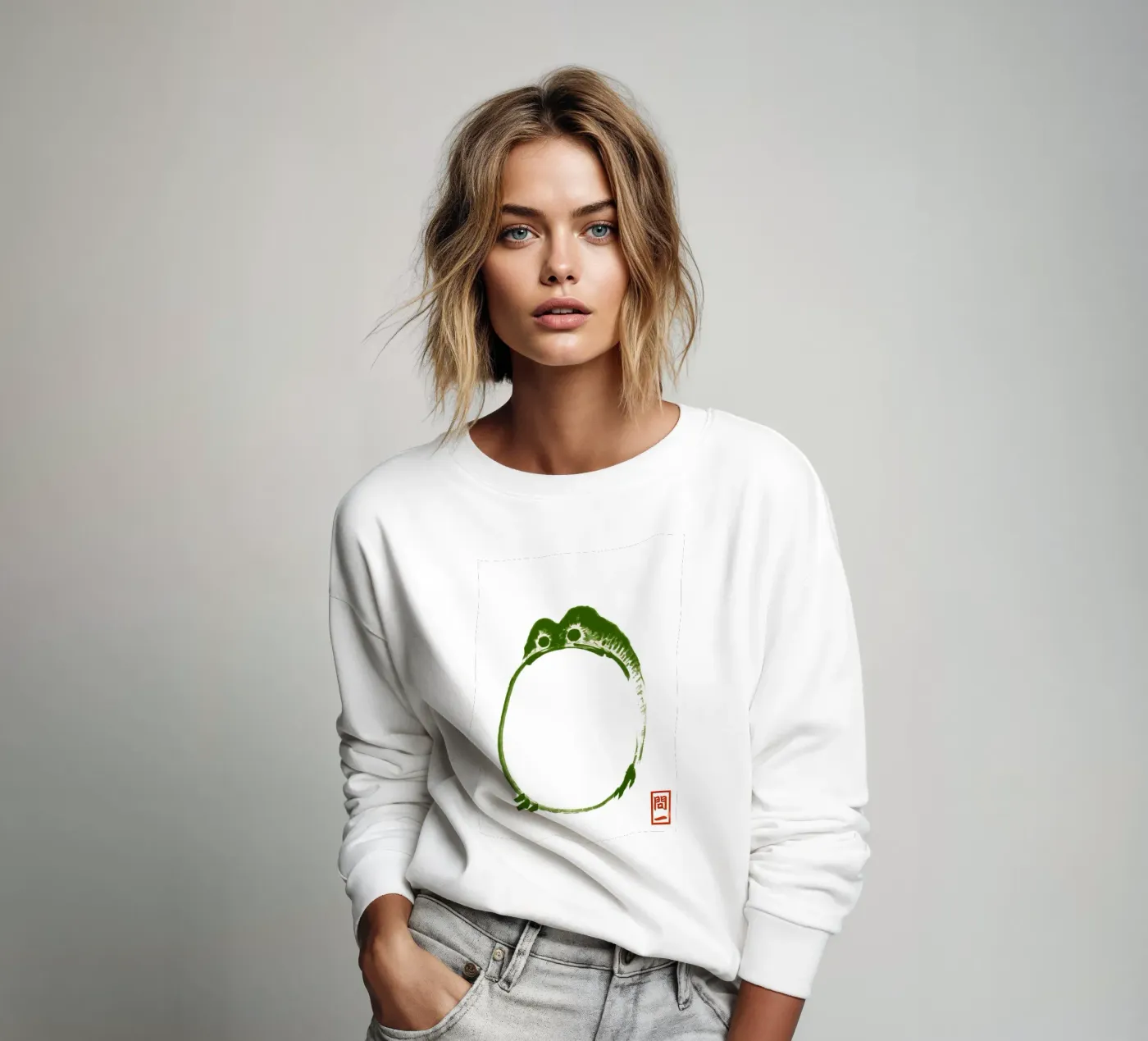 Knorrige pad sweatshirt van Chérie Prints
