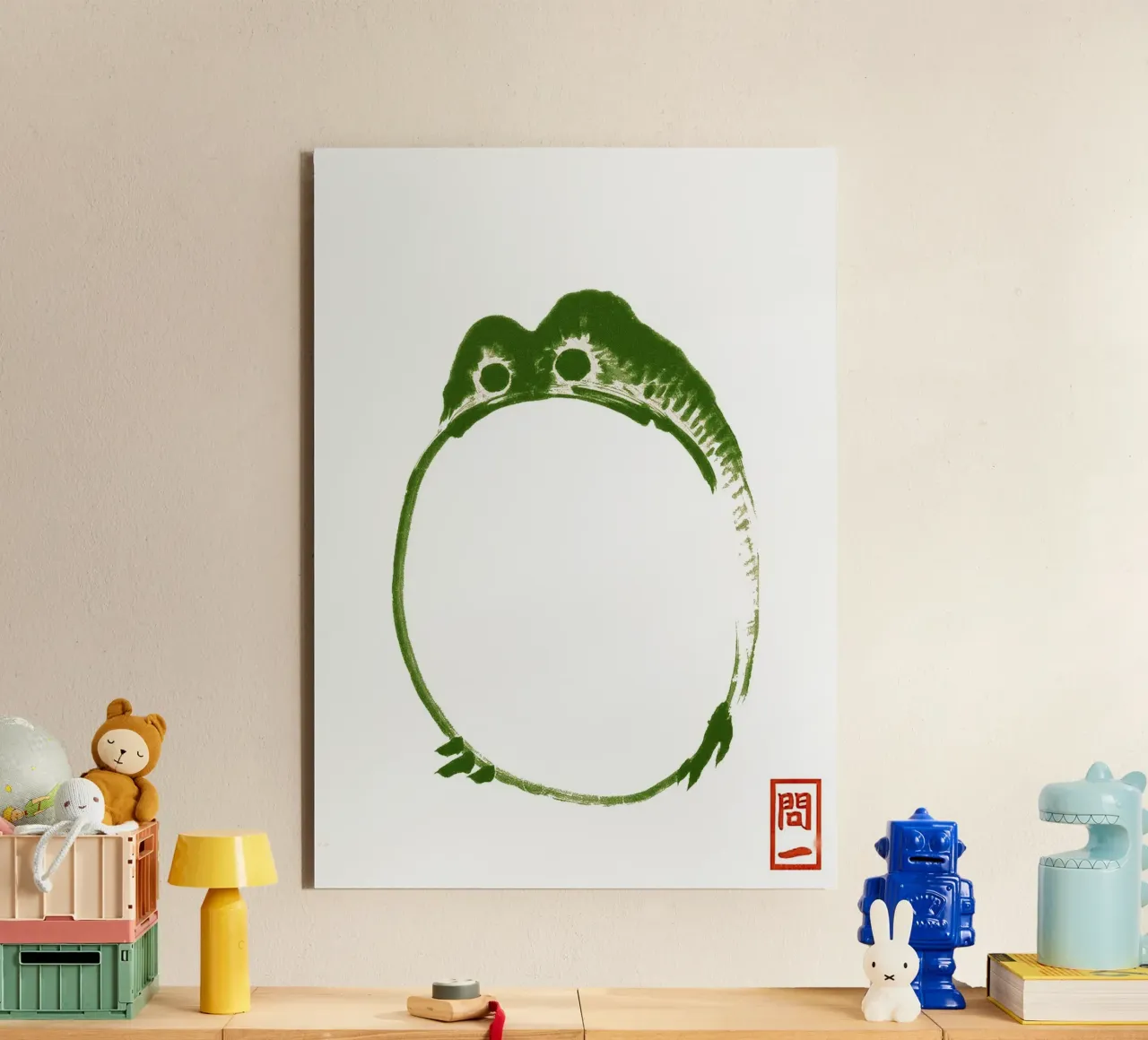 Grumpy Toad forex plate by Chérie Prints