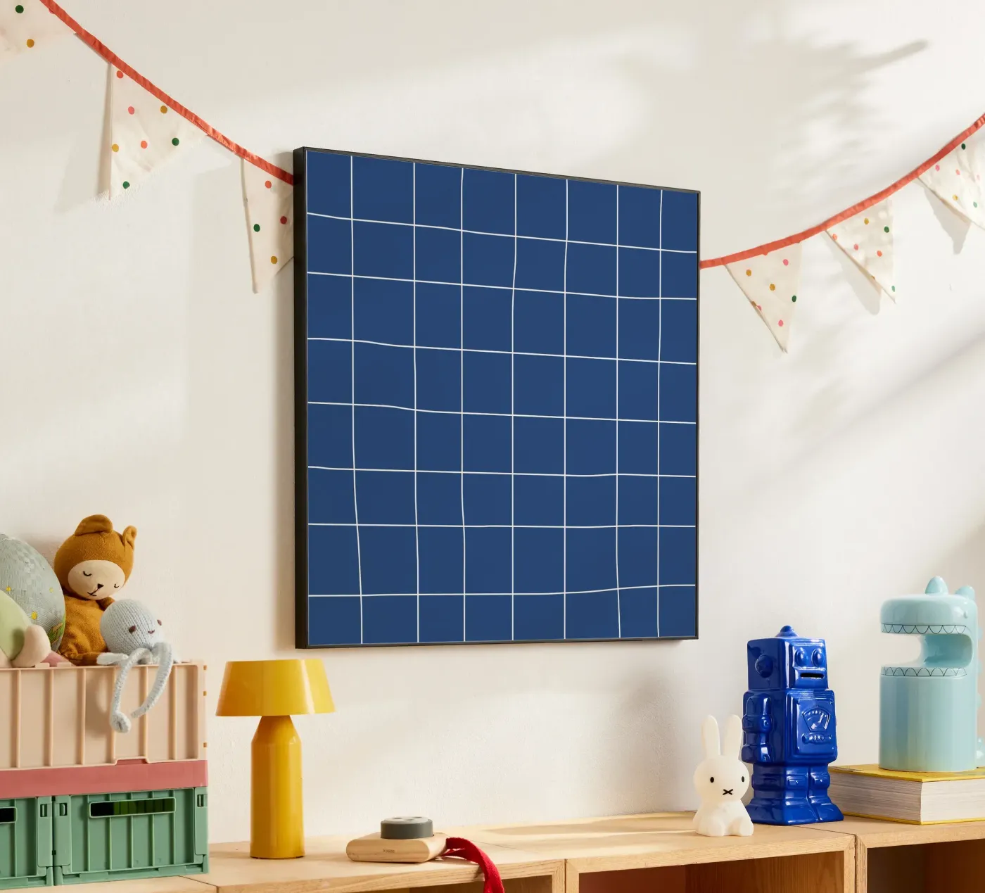 Blue grid pannello forex da TijanaArtStudio88