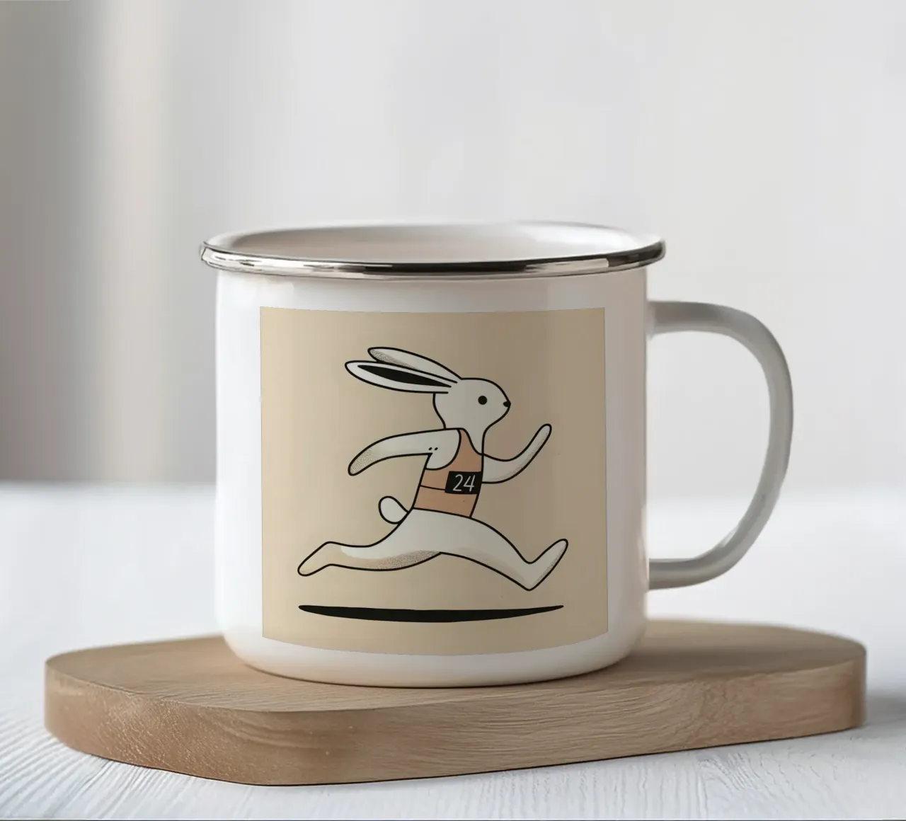 Veloce e feroce tazza in smalto da KANESYAARTS