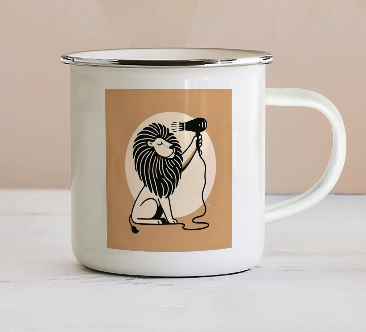 L'evento Mane tazza in smalto da KANESYAARTS