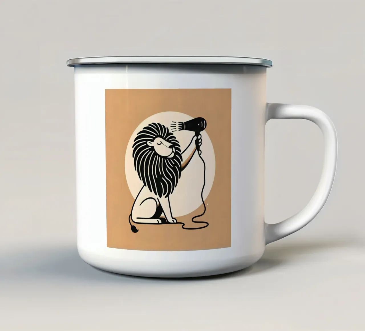 L'evento Mane tazza in smalto da KANESYAARTS