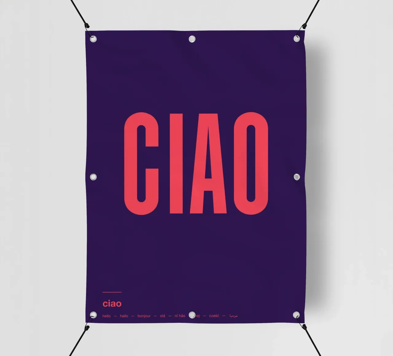 Ciao telo in pvc da AchtNegen