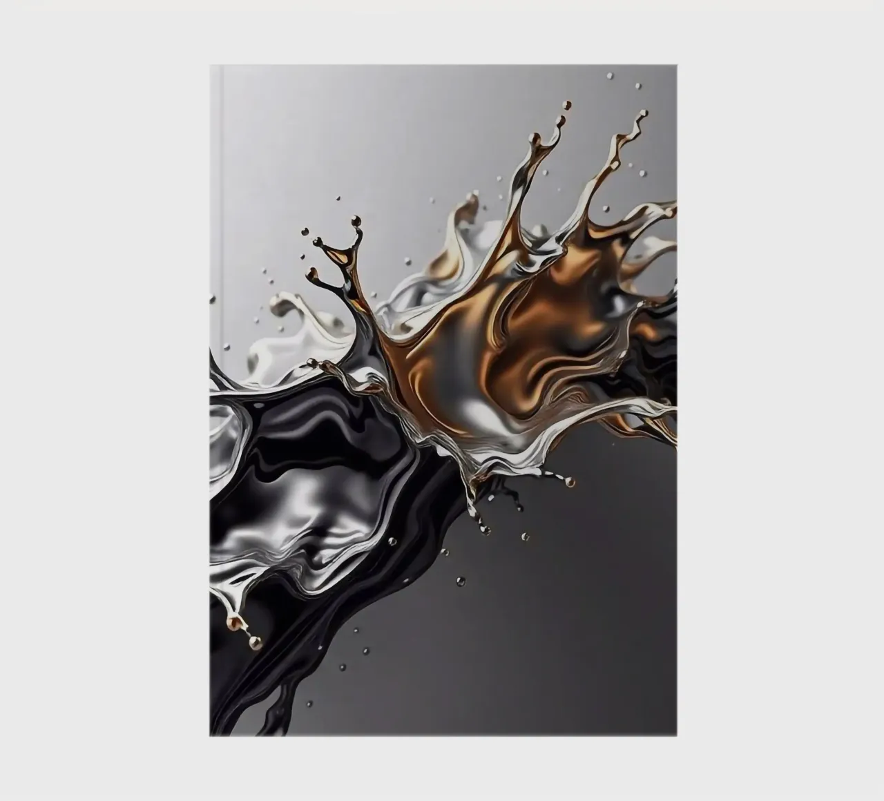 Shiny splashes of colour notebook by BenCoStyle