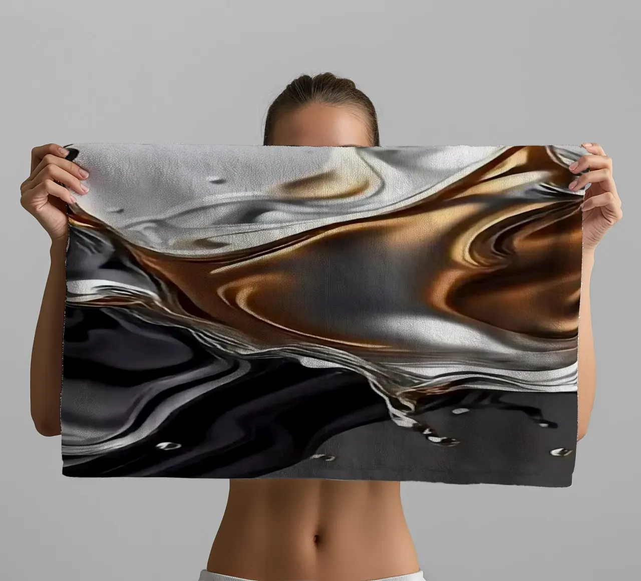 Shiny splashes of colour towel by BenCoStyle