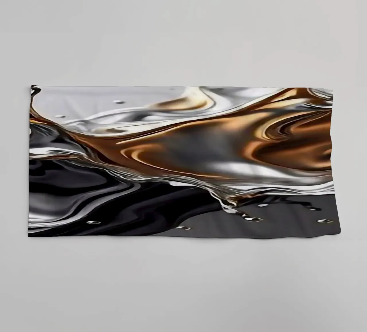Shiny splashes of colour towel by BenCoStyle