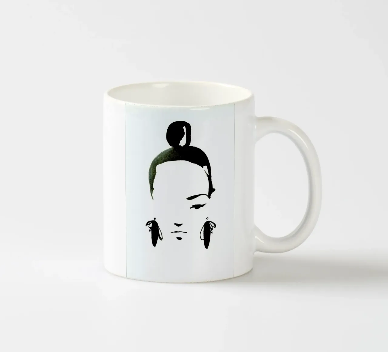 Face Nr. 1 tazza in ceramica da Ekaterina Koroleva