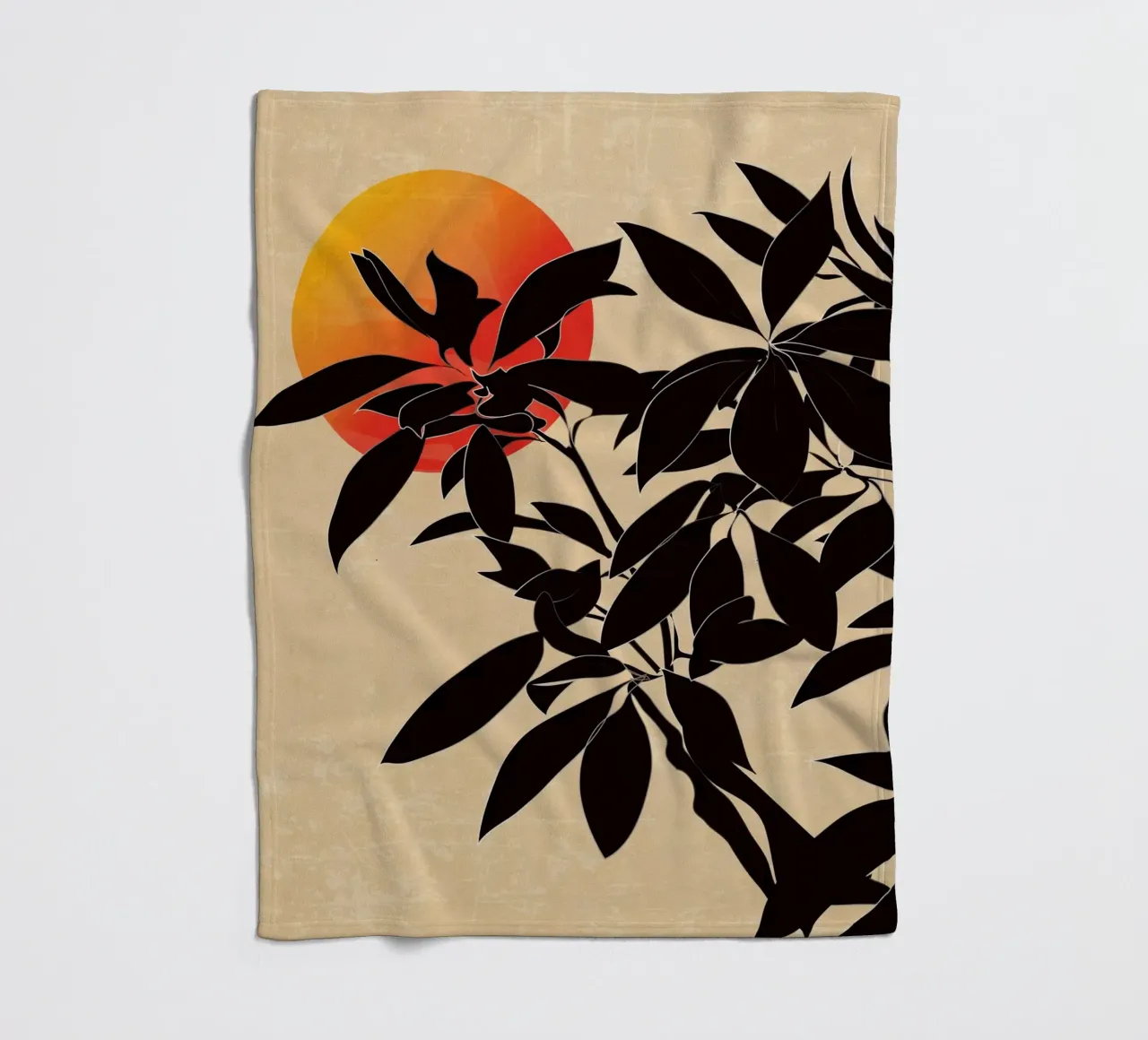 Facing the sun fleece blanket by LaylaOzHome