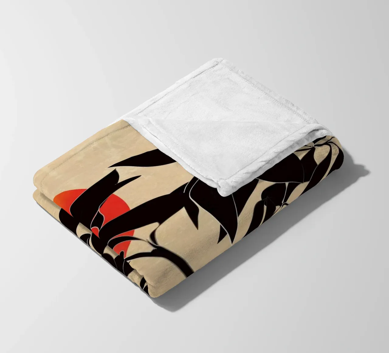 Facing the sun fleece blanket by LaylaOzHome