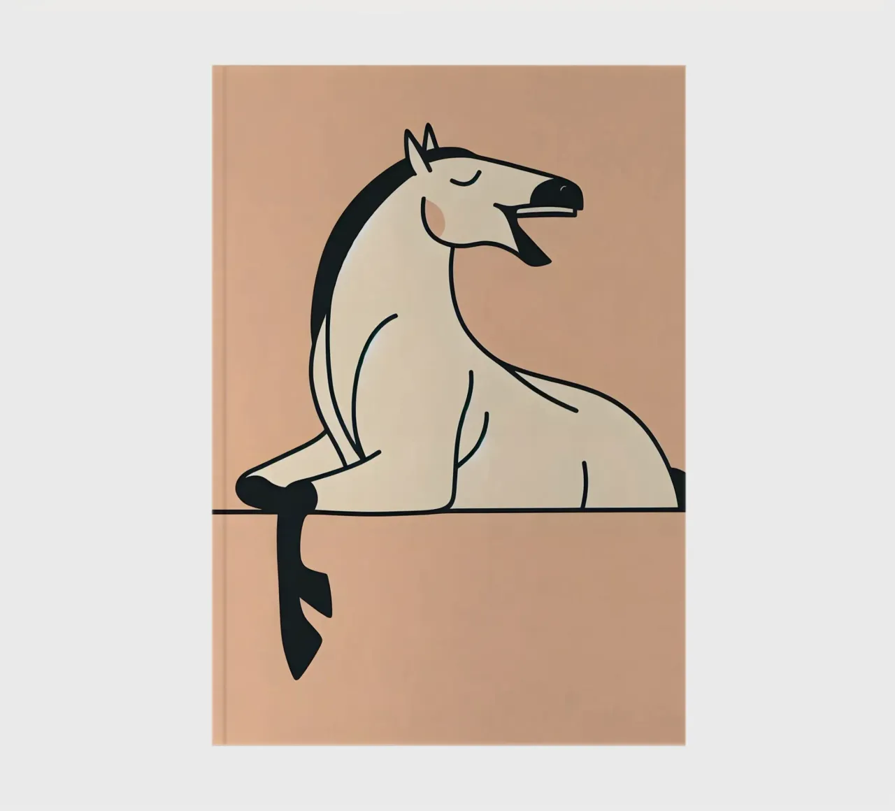 neighing with laughter notebook by KANESYAARTS