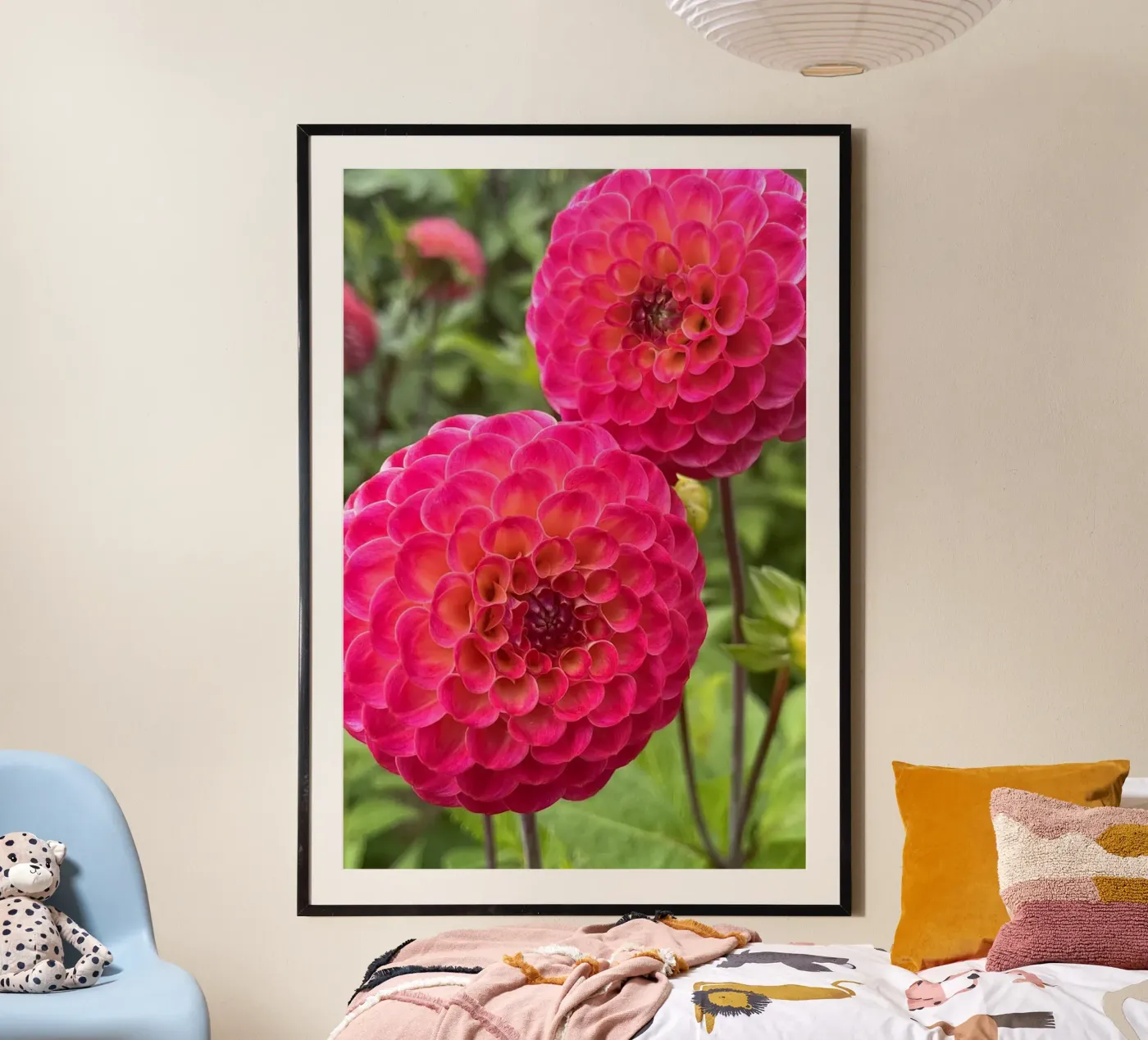 Dahlien Poster von Petra Fotografica