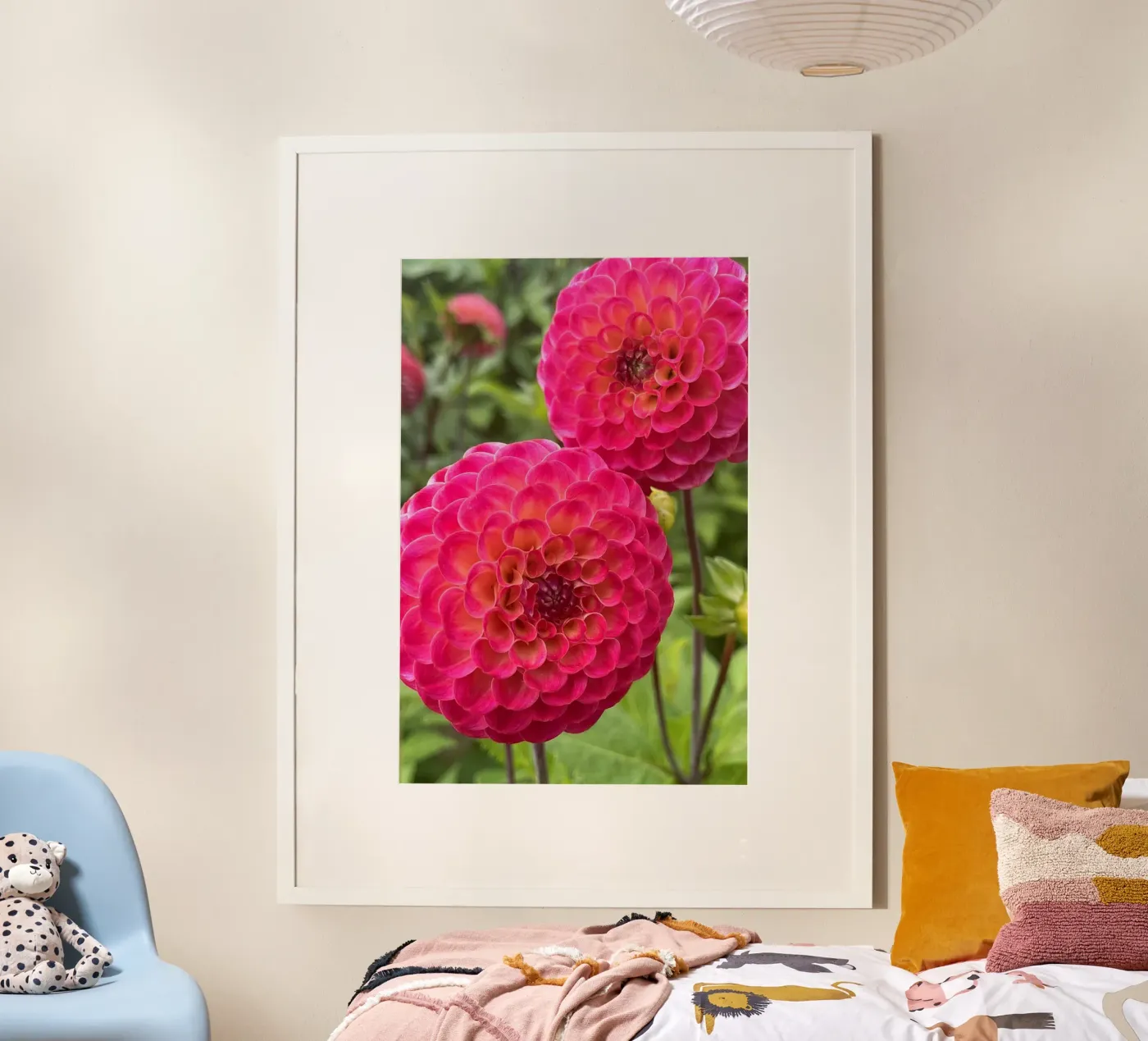 Dahlien Poster von Petra Fotografica