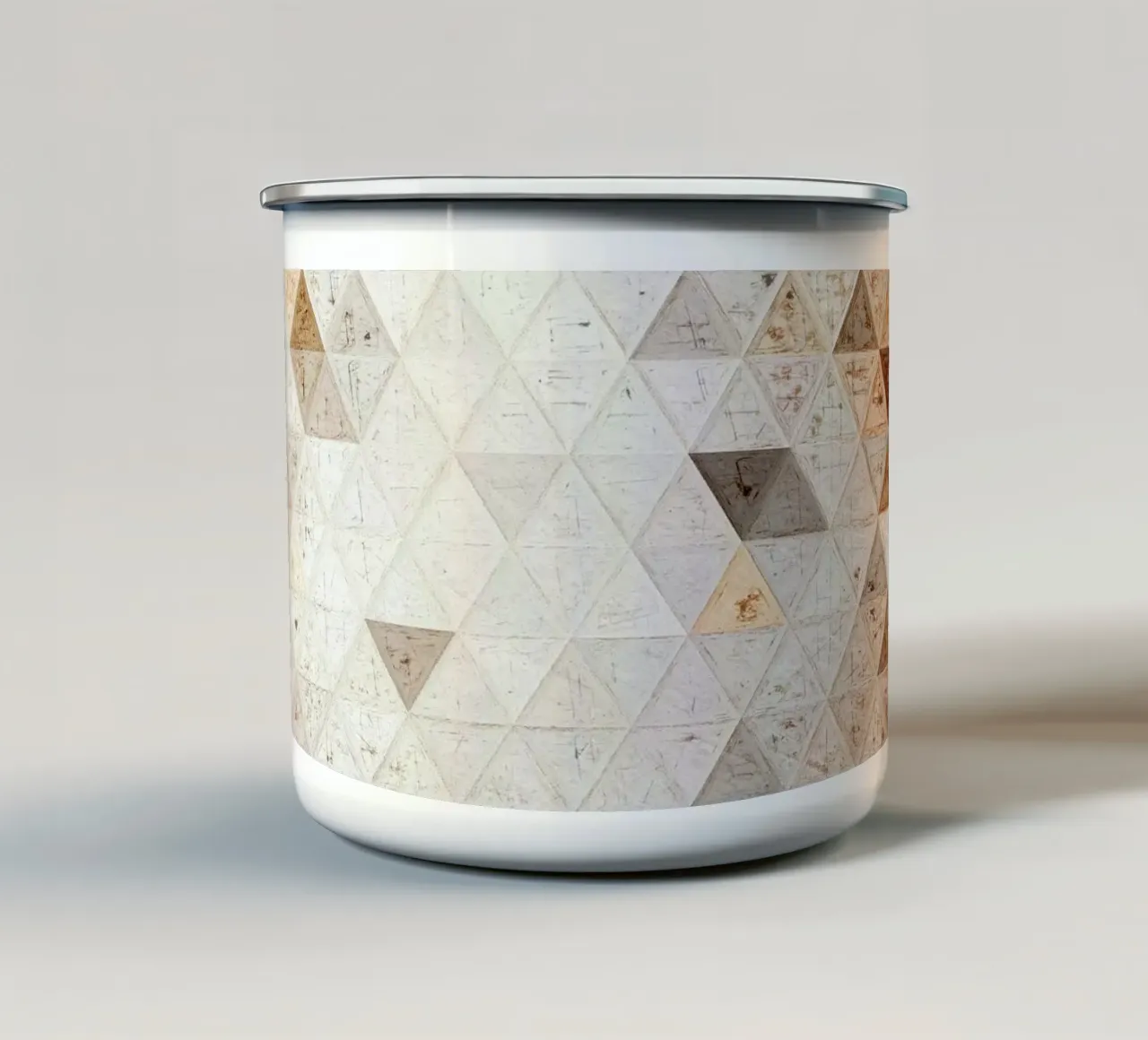 Cappuccino mosaic tazza in smalto da Justyna Jaszke JBJart