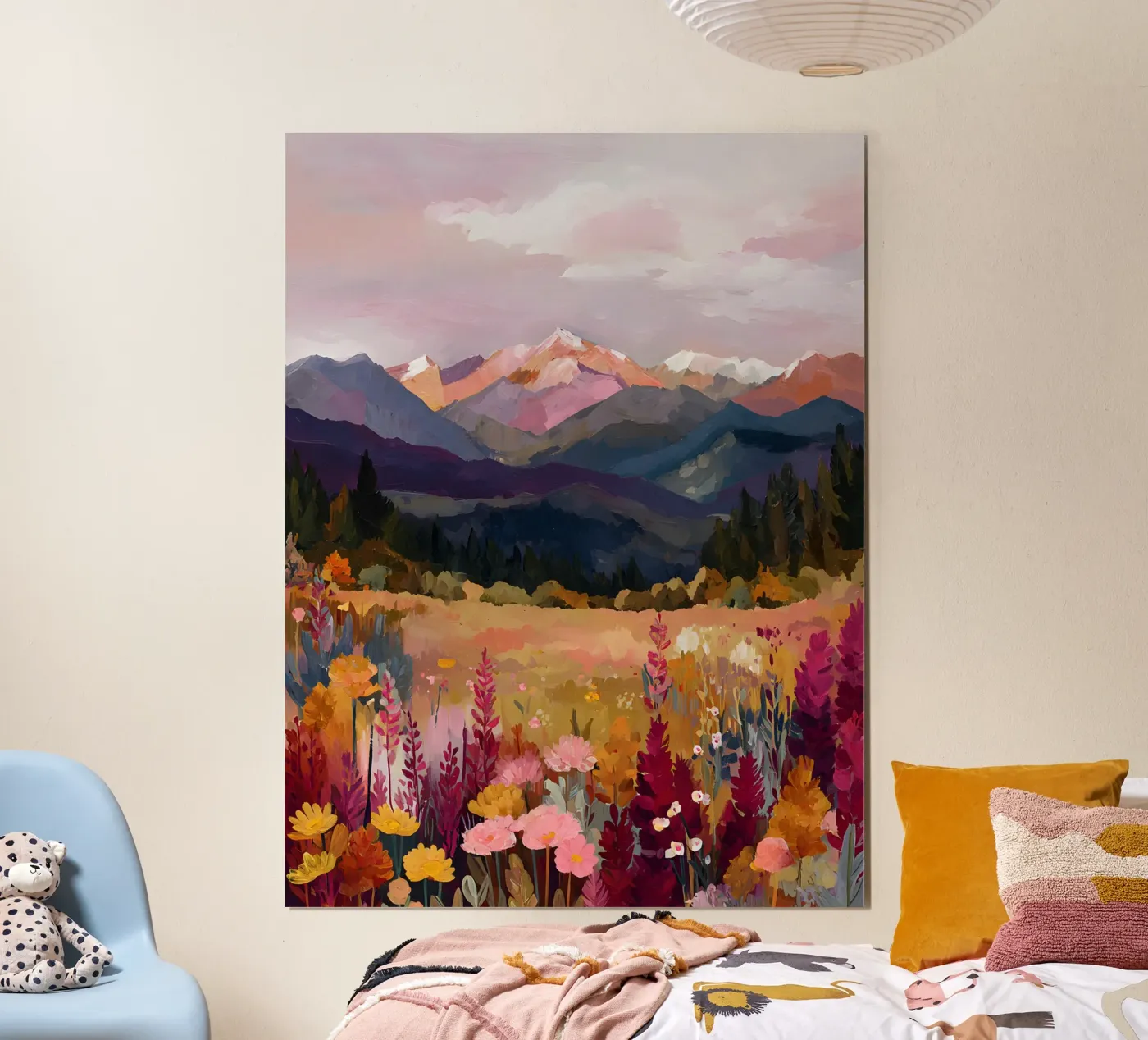 Blooming Peaks poster da Gypsy Galleria