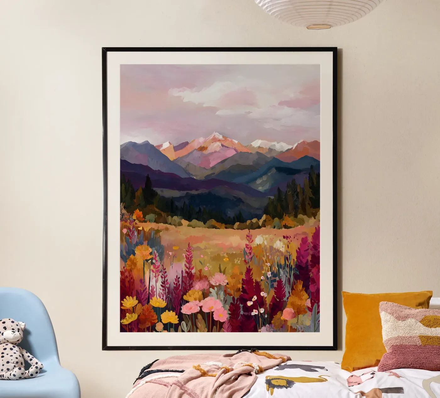 Blooming Peaks poster da Gypsy Galleria