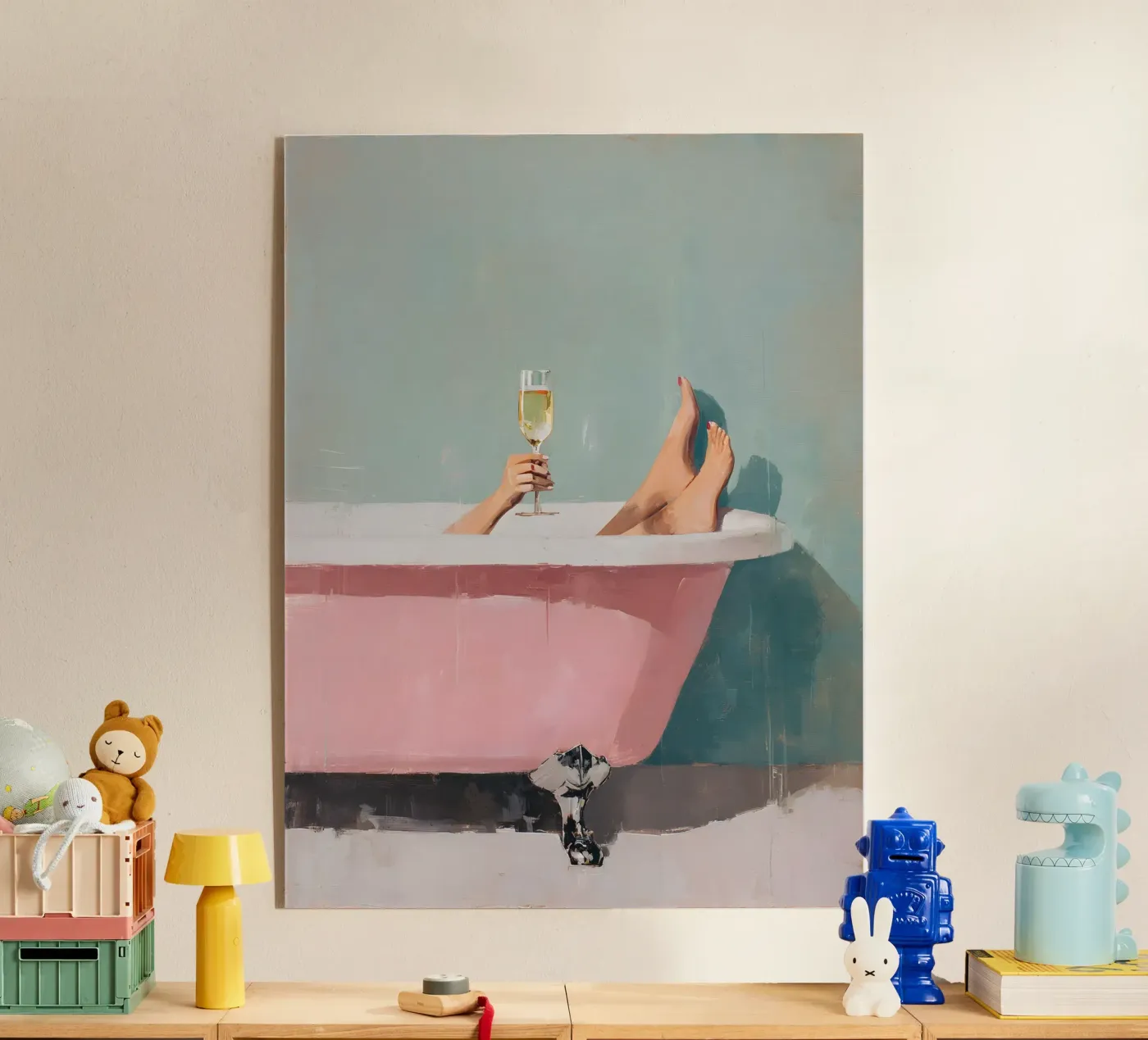 Bathtub Bliss plexiglass da Gypsy Galleria