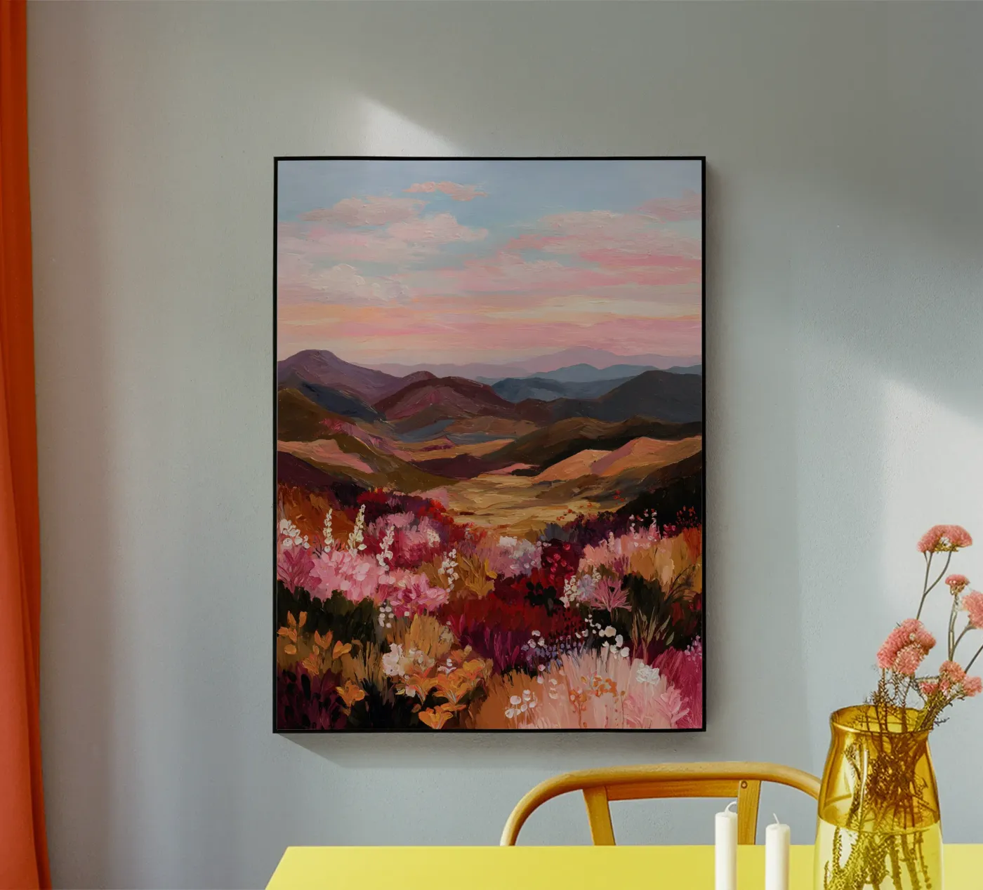 Sunset Valley Acryl-Glas von Gypsy Galleria