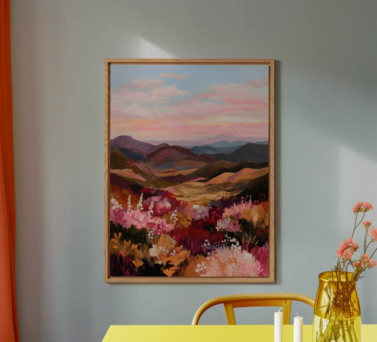 Sunset Valley pannello forex da Gypsy Galleria