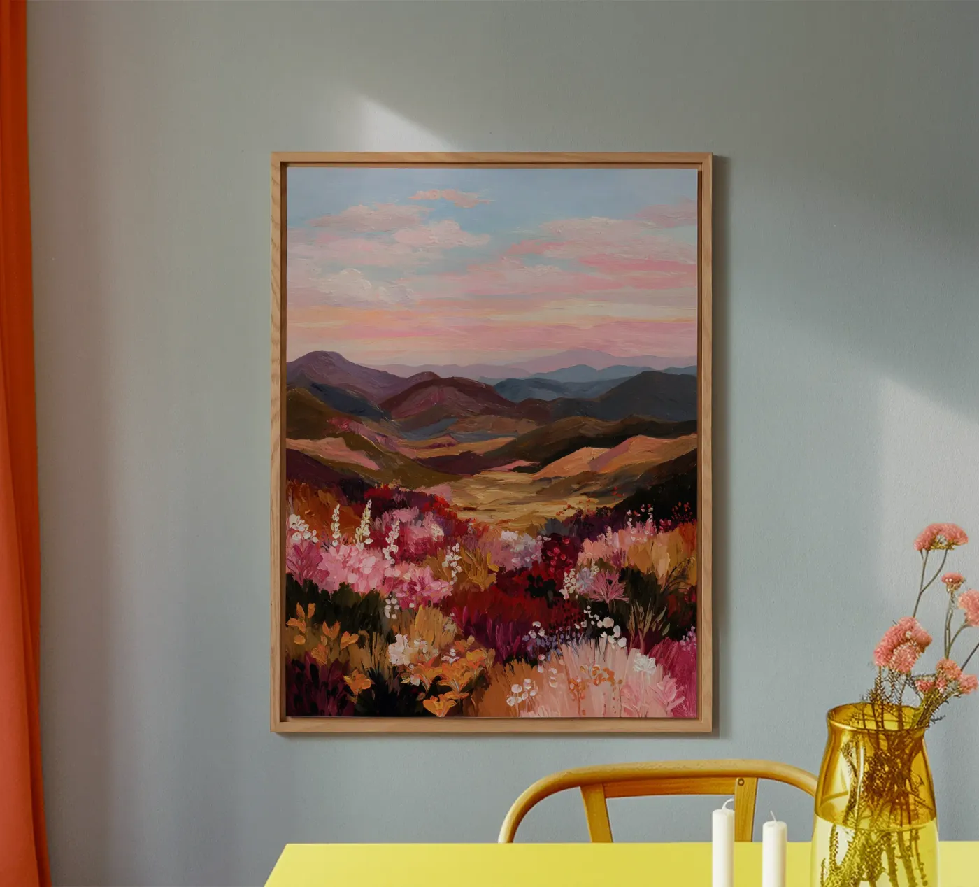 Sunset Valley alluminio dibond da Gypsy Galleria