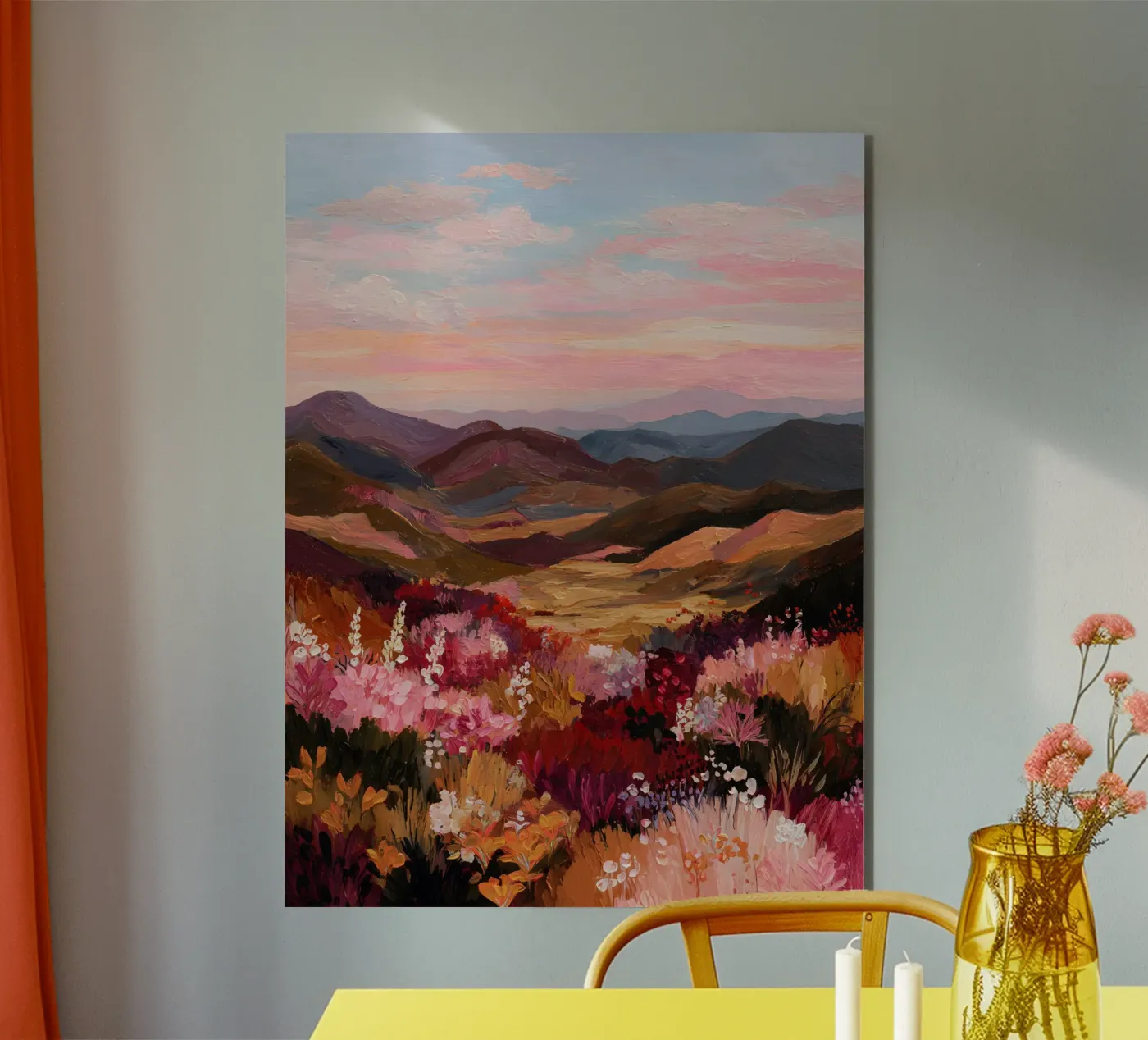 Sunset Valley alluminio dibond da Gypsy Galleria