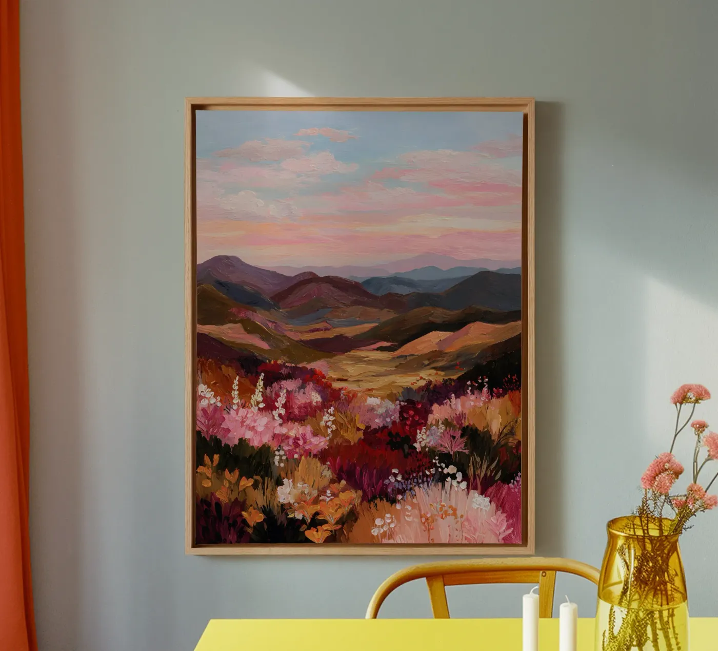 Sunset Valley canvas van Gypsy Galleria