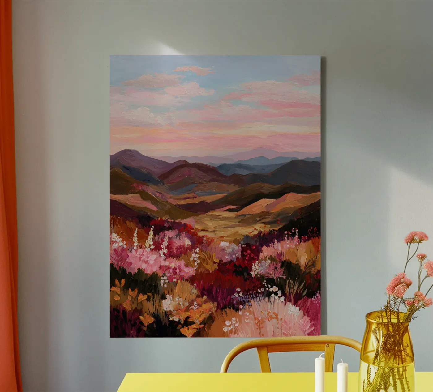 Sunset Valley canvas van Gypsy Galleria