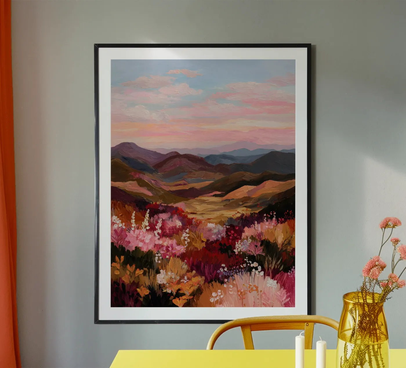 Sunset Valley poster van Gypsy Galleria