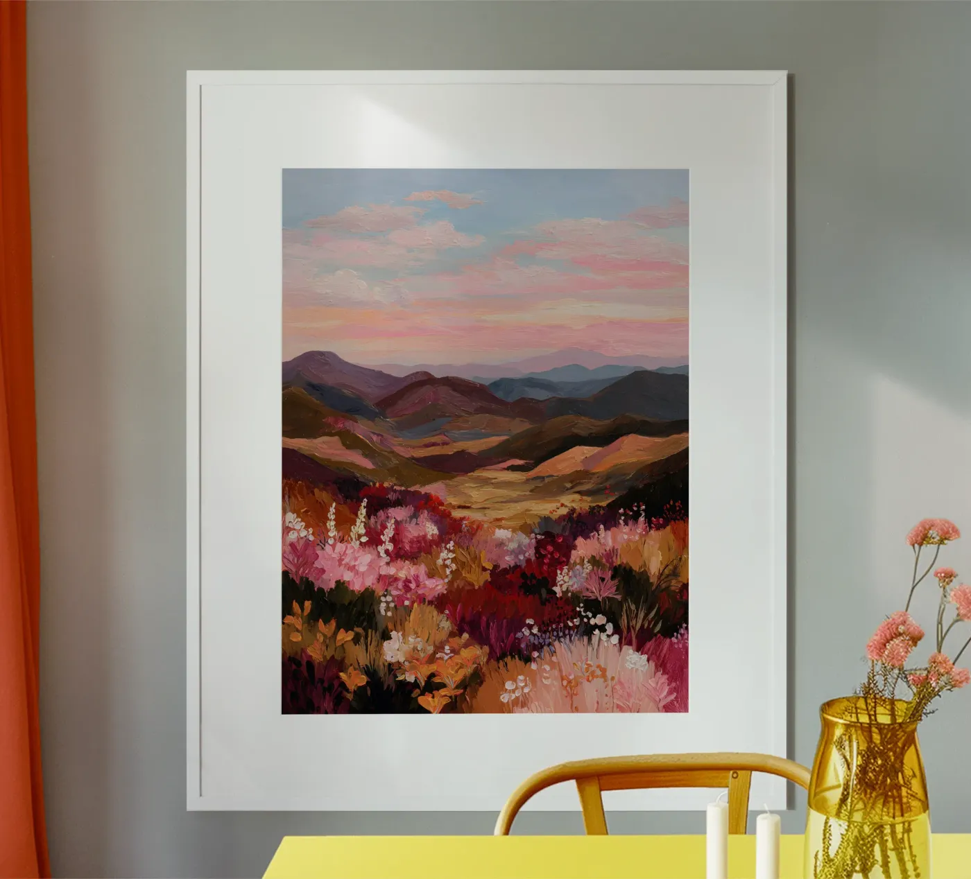 Sunset Valley poster van Gypsy Galleria