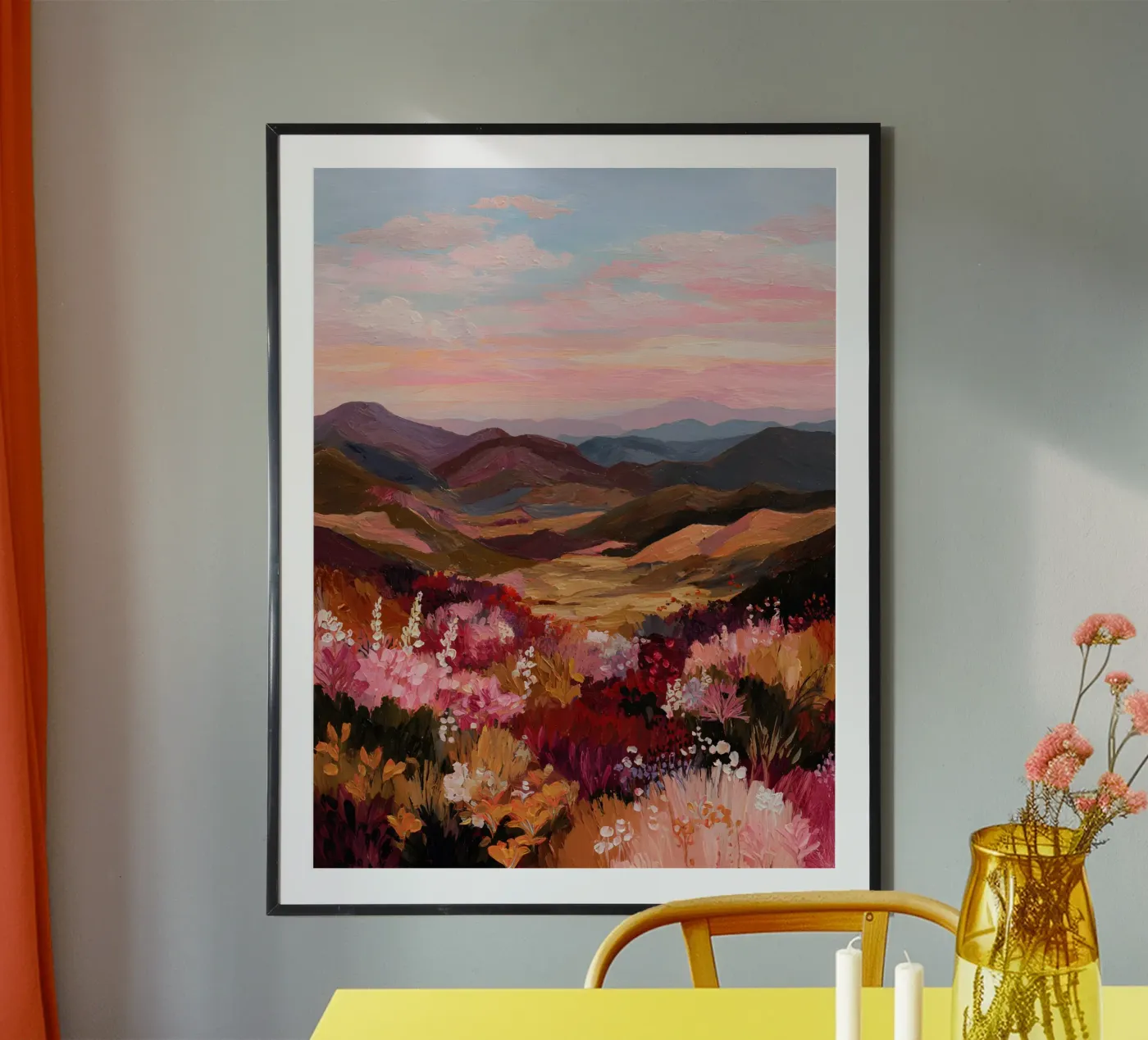 Sunset Valley poster da Gypsy Galleria