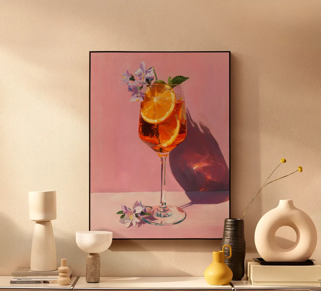 Aperol Glow plexiglass da Gypsy Galleria