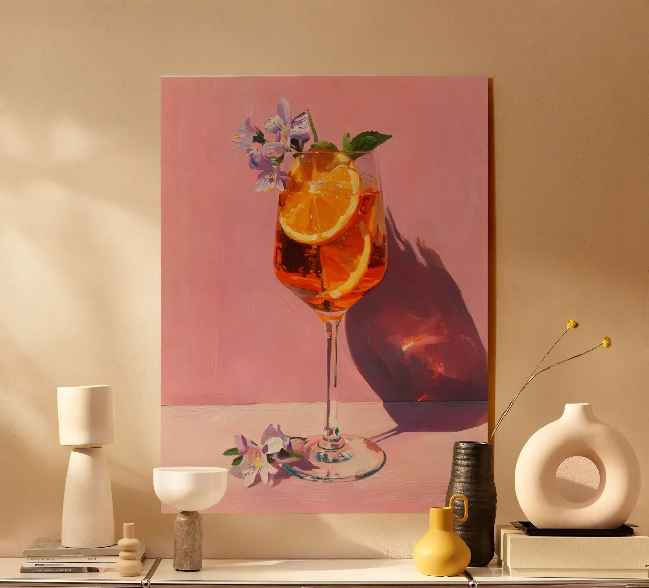 Aperol Glow plexiglass da Gypsy Galleria