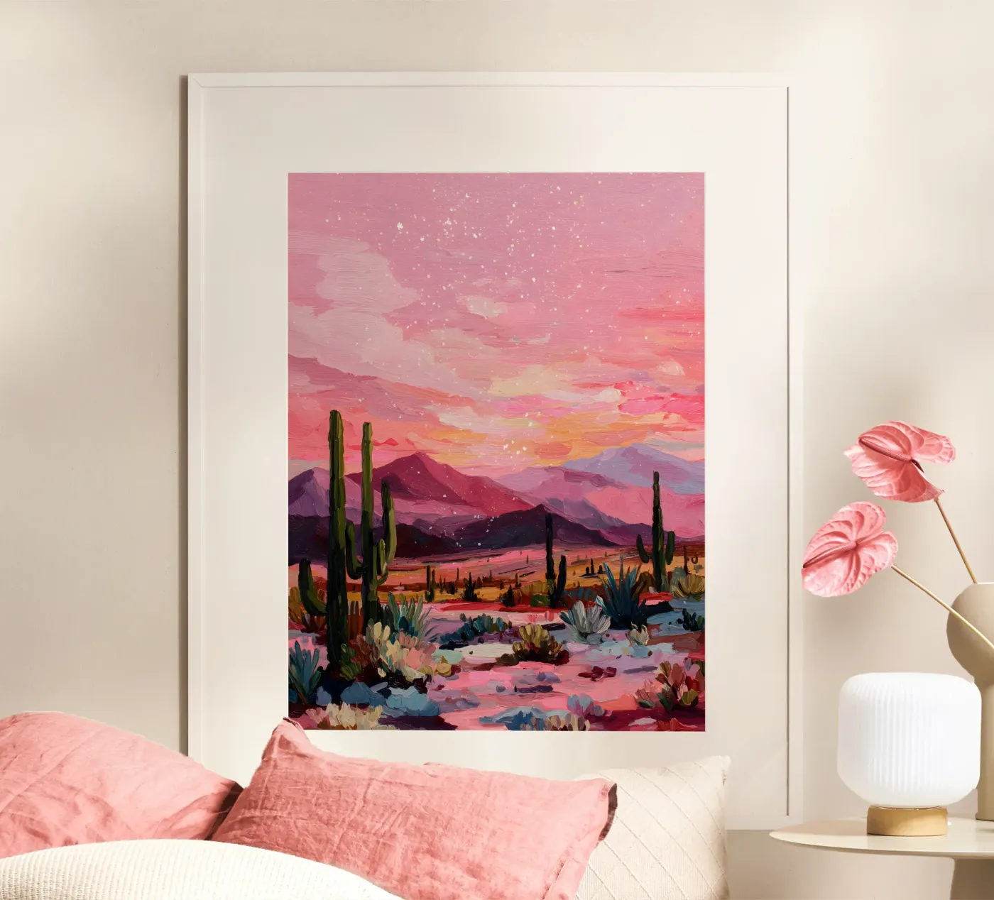 Desert Sunset poster van Gypsy Galleria