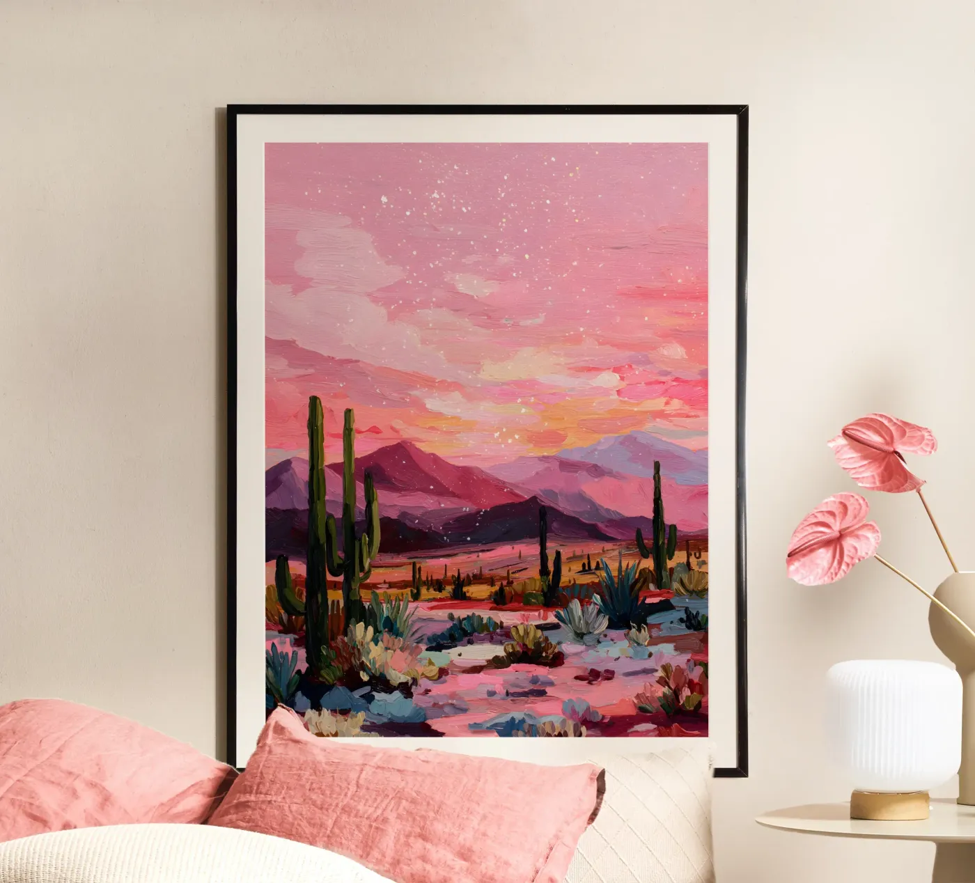 Desert Sunset poster van Gypsy Galleria