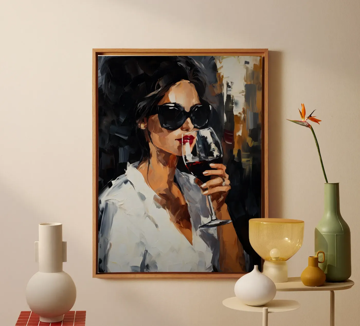 Sunglass Chic canvas by Gypsy Galleria