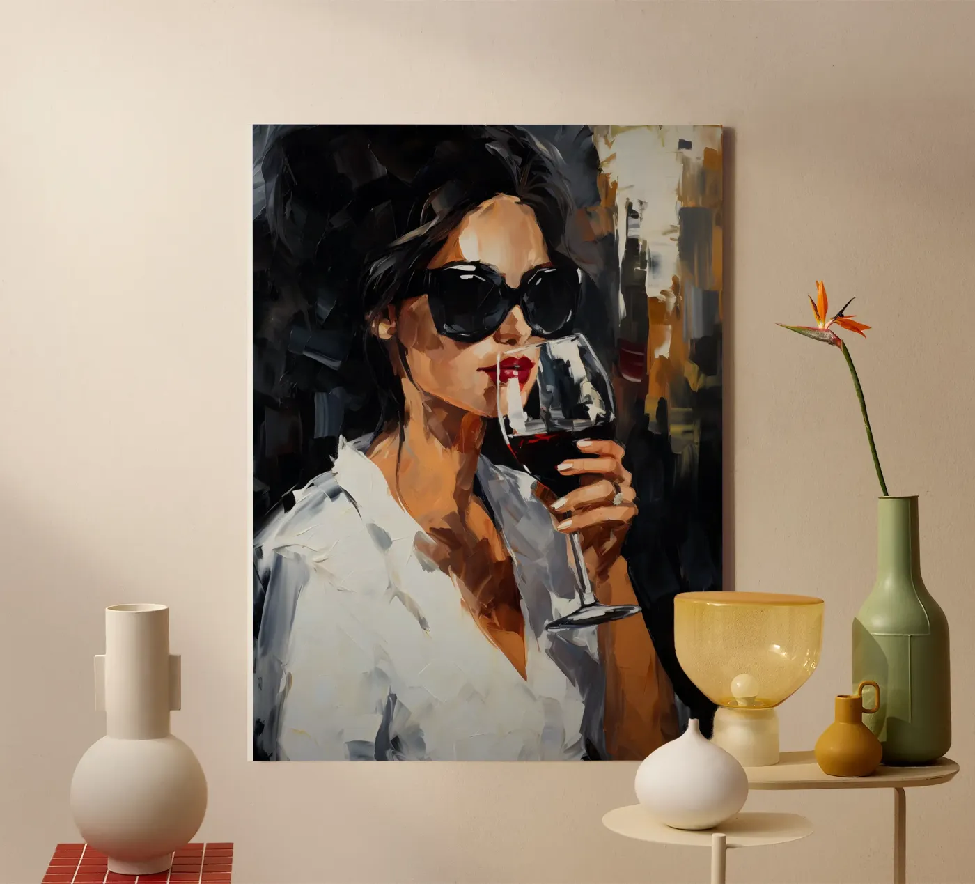 Sunglass Chic canvas by Gypsy Galleria