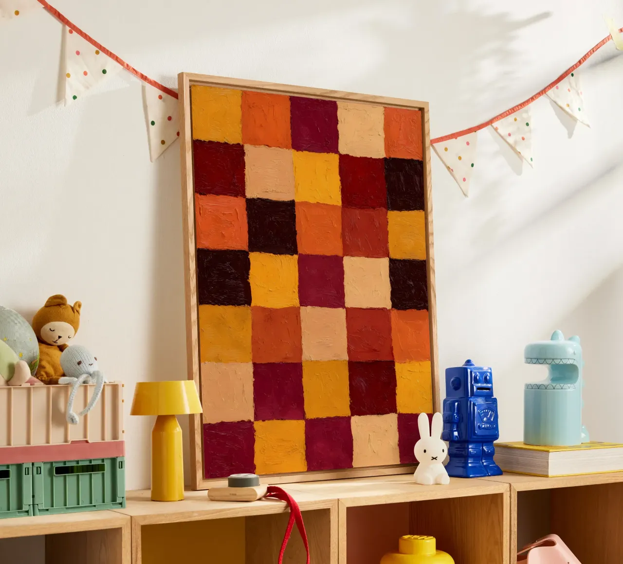 Rustic Checkers plexiglass da Gypsy Galleria