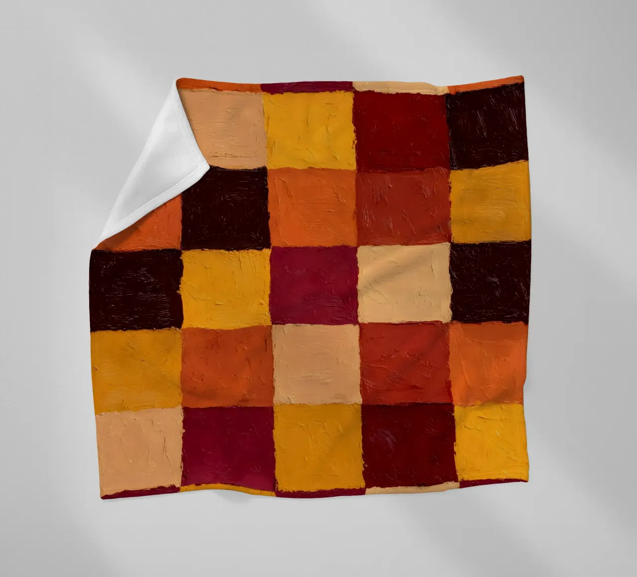Rustic Checkers coperta in pile da Gypsy Galleria