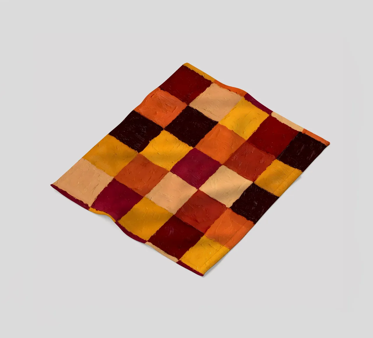 Rustic Checkers coperta in pile da Gypsy Galleria